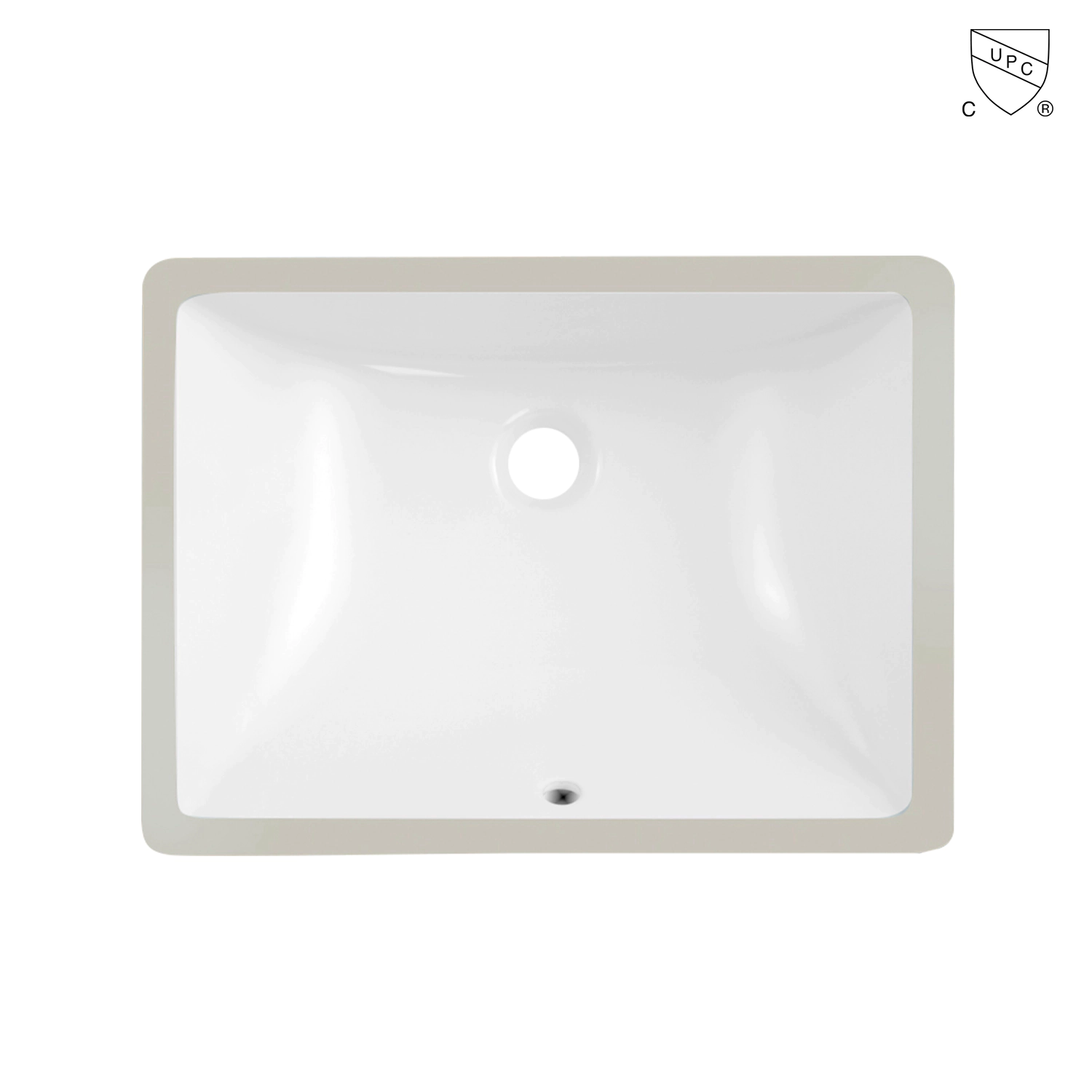 bathroom single bowl granite undermount sink with overflow